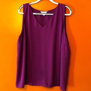 Nine West Layered lightweight tank/shell top
